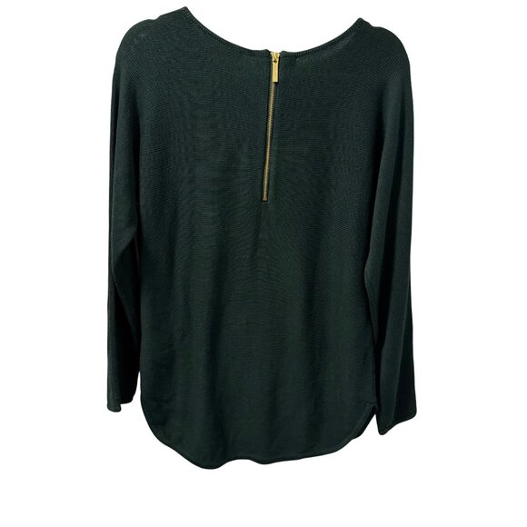 Michael Kors Dark Green Long Sleeve Knit Sweater Sz Small pullover sweater - Picture 9 of 12